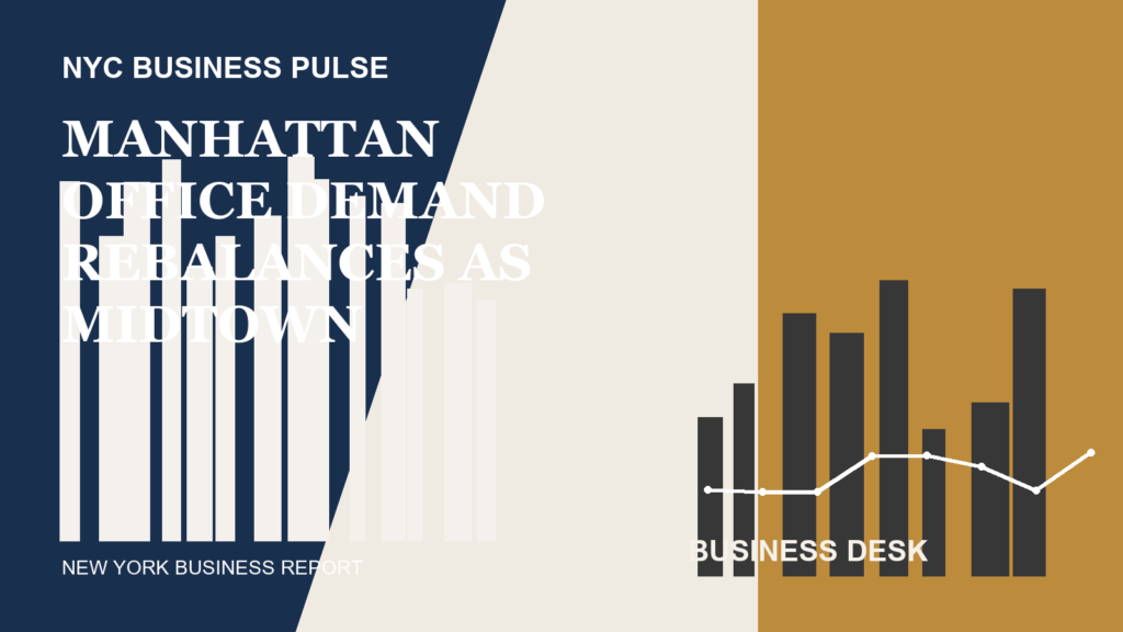 Manhattan Office Demand Rebalances as Midtown Leasing Shifts to Neighborhood Hubs